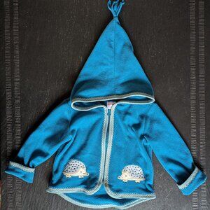 Hanna Andersson Baby Embroidered Fleece Jacket